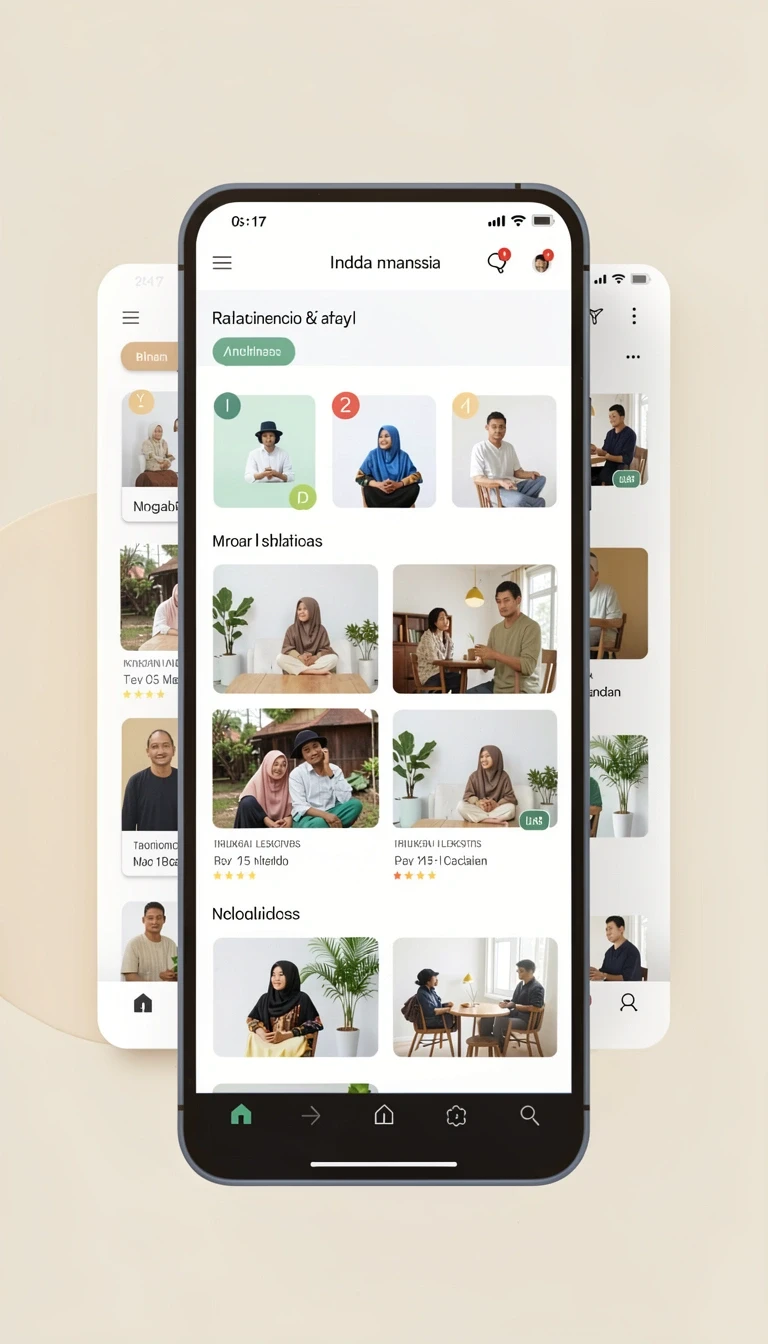 Tampilan utama aplikasi Review Aplikasi v98 yang intuitif dan efisien.